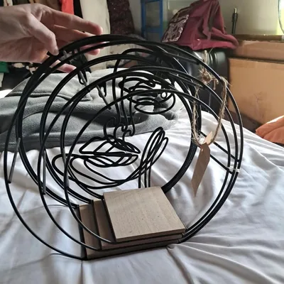 Lot de 3 etageres visage 